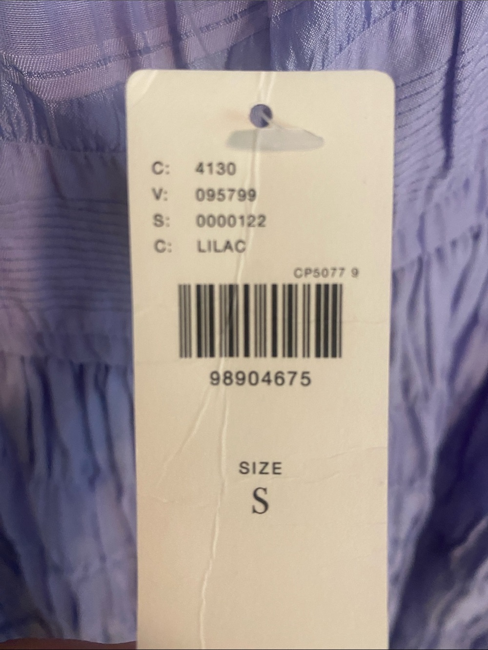 Lilac Tiered Smocked Midi Dress - Picture 7 of 7